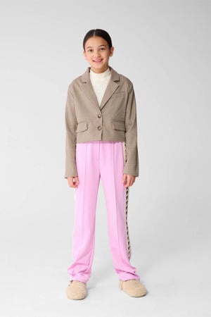 casual broek lichtroze