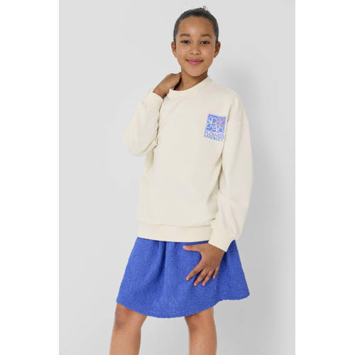s.Oliver sweater met backprint ecru Backprint - maat 170/176 afbeelding