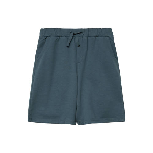 s.Oliver regular waist sweatshort grijsblauw Korte broek Effen - maat 104 afbeelding