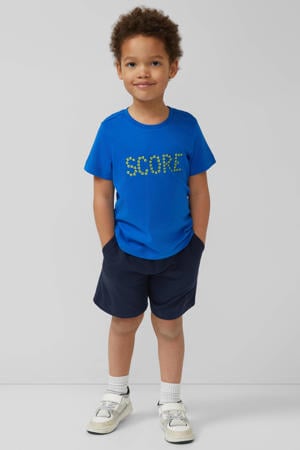 T-shirt marineblauw