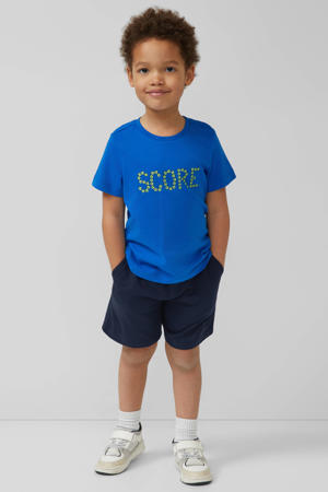 T-shirt marineblauw