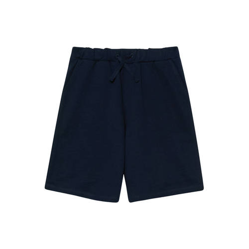 s.Oliver regular waist sweatshort donkerblauw Korte broek Effen - maat 116 afbeelding