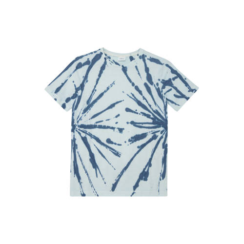 s.Oliver T-shirt donkerblauw Jongens Katoen Ronde hals Tie-dye - maat 158/164 afbeelding