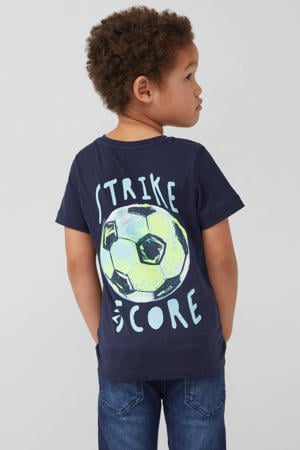 T-shirt donkerblauw