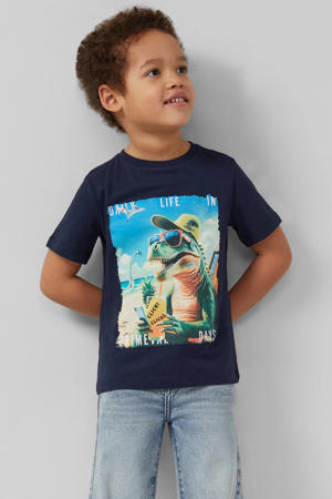 T-shirt donkerblauw