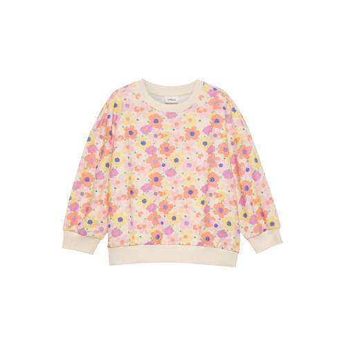 s.Oliver gebloemde sweater ecru Bloemen - maat 92/98 afbeelding