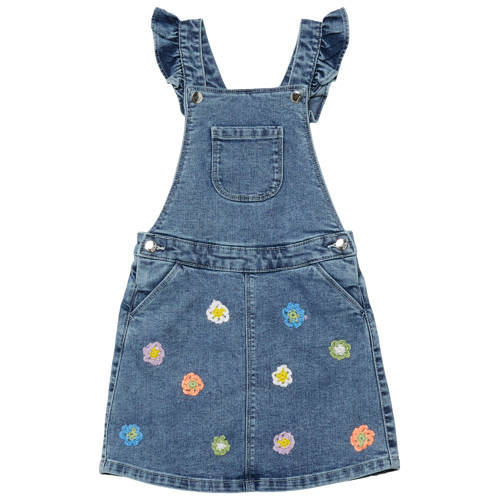 s.Oliver spijkerjurk medium blue denim Blauw Meisjes Katoen Vierkante hals - maat 140 afbeelding