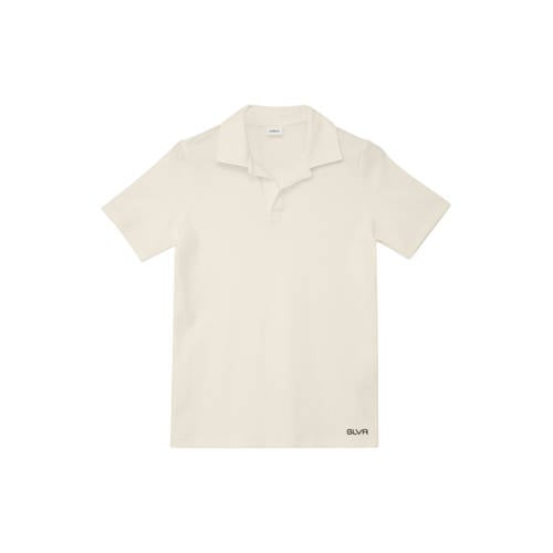 s.Oliver polo ecru Jongens Stretchkatoen Klassieke kraag Effen