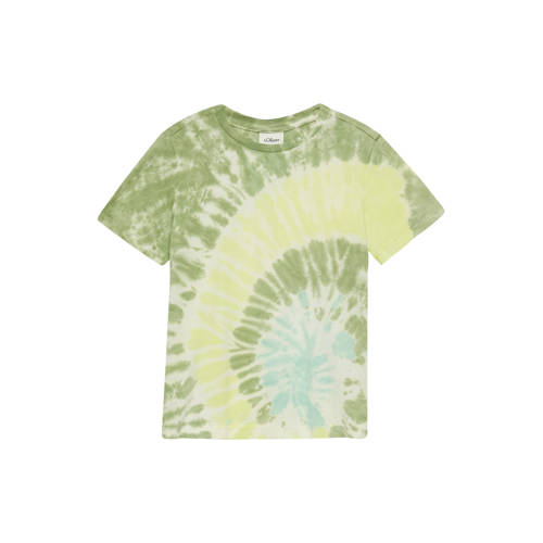 s.Oliver T-shirt lichtgroen Jongens Katoen Ronde hals Meerkleurig - maat 104/110 afbeelding