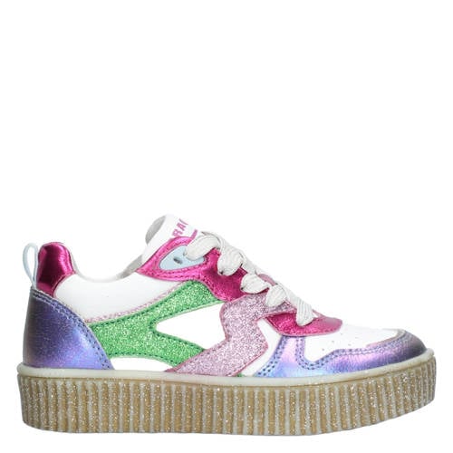Braqeez sneakers multi/glitters Meisjes Leer - maat 32 afbeelding