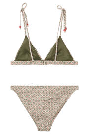 thumbnail: MANGO TEEN triangel bikini all over print kaki