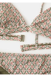thumbnail: MANGO TEEN triangel bikini all over print kaki