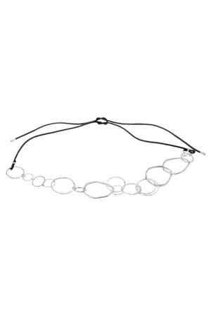 tailleriem met ringen zilver