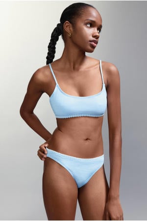 halter bikini lichtblauw