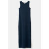 MANGO TEEN maxi jurk rib gebreid donkerblauw