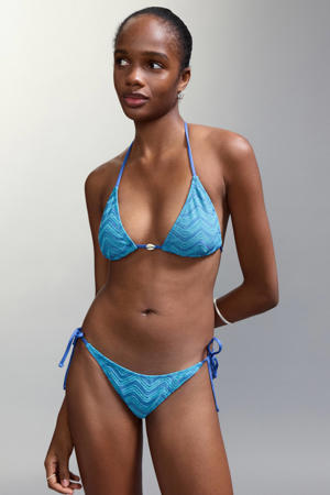 halter bikini blauw