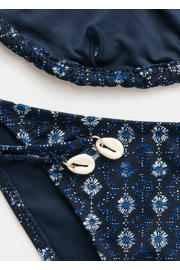 thumbnail: MANGO TEEN halter bikini all over print donkerblauw