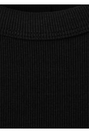 thumbnail: MANGO TEEN maxi jurk rib gebreid zwart