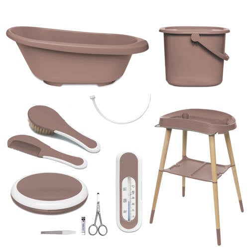 bébé-jou Badset 7-delig Sense Mocha Mousse Complete babybadset afbeelding