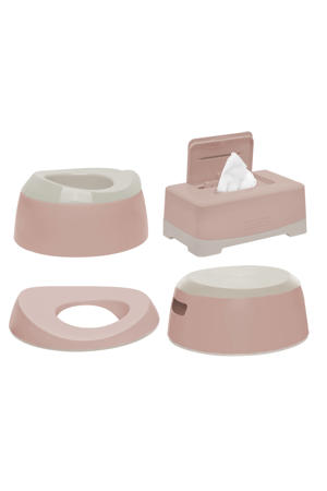 Toilet trainingsset LUMA Blush Pink