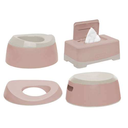 Luma Toilet trainingsset LUMA Blush Pink Toiletartikel afbeelding