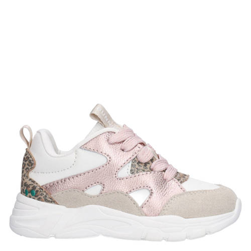 BunniesJR leren chunky sneakers beige/roze Meisjes Leer - maat 32 afbeelding