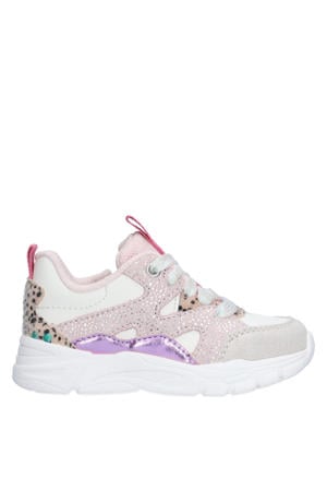 leren chunky sneakers multi