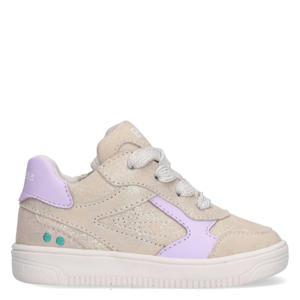 leren sneakers champagne
