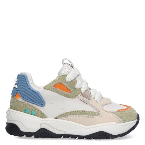BunniesJR leren sneakers wit/groen Jongens Leer - maat 32 afbeelding