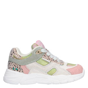leren chunky sneakers multi