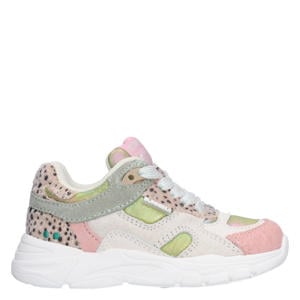 leren chunky sneakers multi