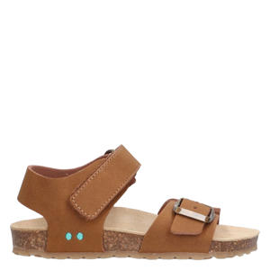 suède sandalen cognac