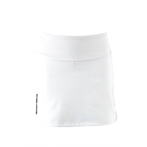 The Indian Maharadja sportrokje Kadiri wit Meisjes Polyester Effen - maat 140 afbeelding