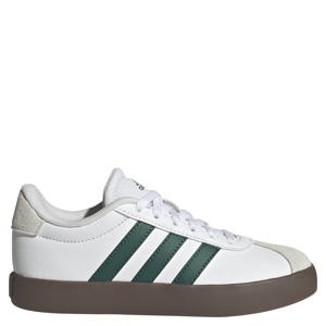 VL Court 3.0 suede sneakers wit/donkergroen