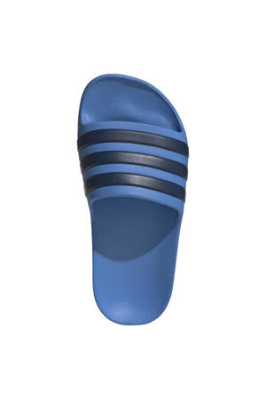 Adilette Aqua badslippers blauw/donkerblauw