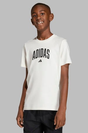 T-shirt wit/zwart