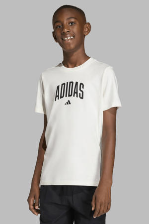 T-shirt wit/zwart