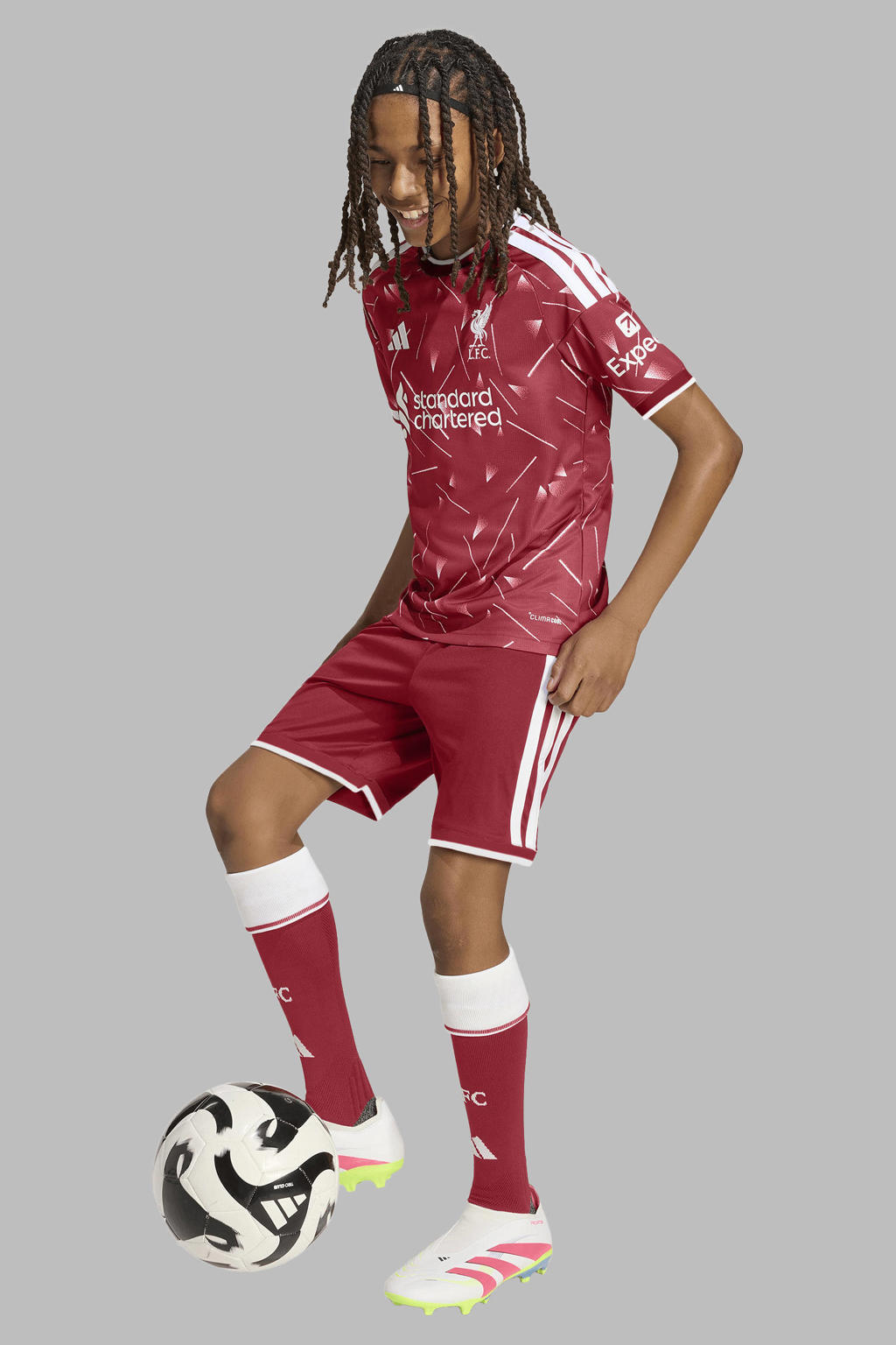 adidas Performance Junior Liverpool FC voetbalshort Thuis