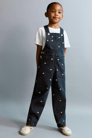 denim tuinbroek dark blue denim