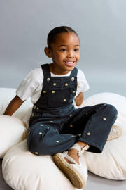 thumbnail: Mango Kids denim tuinbroek dark blue denim