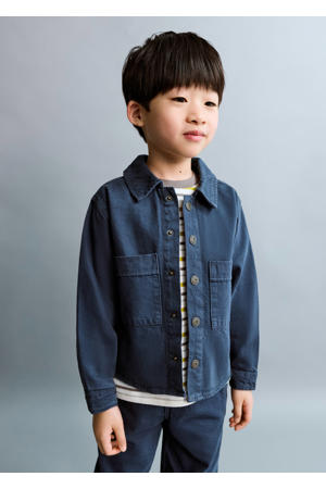 denim spijkerjas donkerblauw