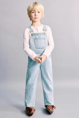 denim tuinbroek light blue denim
