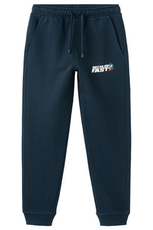 casual broek donkerblauw