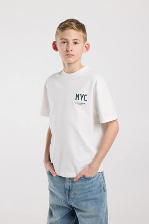 T-shirt met backprint wit