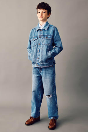 denim spijkerjas medium blue denim