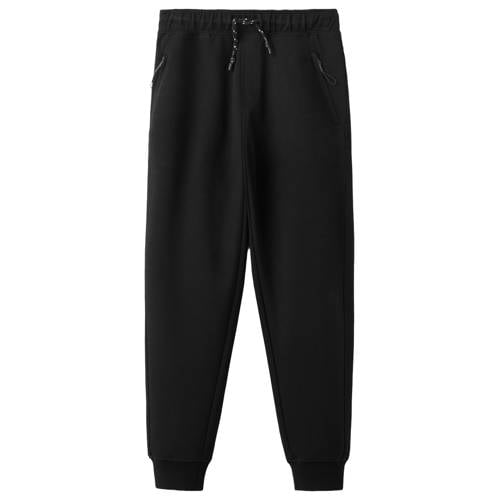 Mango Kids sweatpants zwart Broek Effen - maat 122 afbeelding