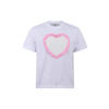 Shoeby T-shirt met hartjes wit