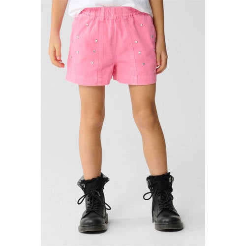 Shoeby casual short roze Korte broek Meisjes Katoen Effen - maat 110/116 afbeelding