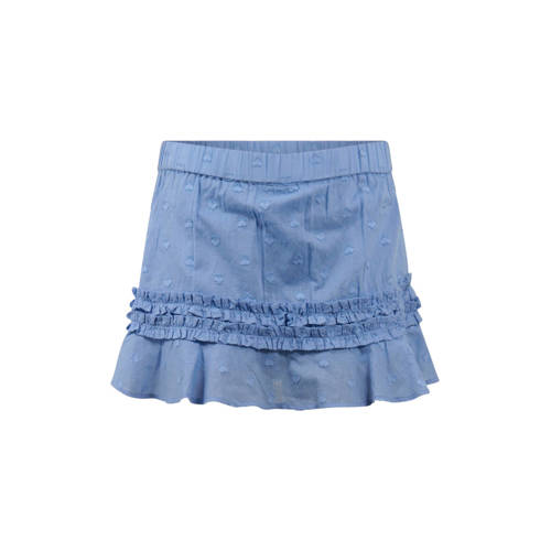 Shoeby korte rok met hartjes blauw Meisjes Katoen Hartjes - maat 134/140 afbeelding