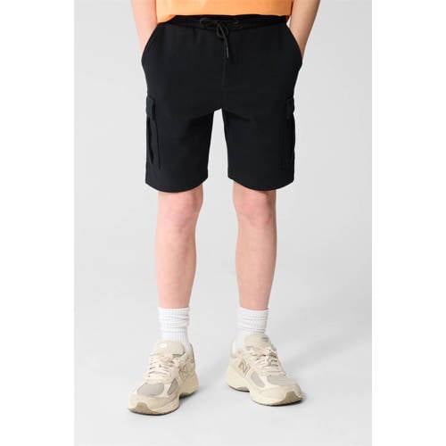 Shoeby cargo short zwart Korte broek Jongens Katoen Effen - maat 110/116 afbeelding